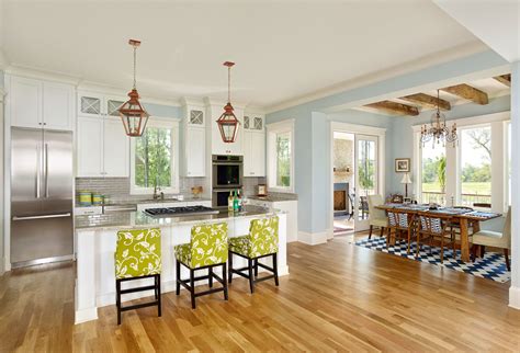 Kitchen islands are great for a multitude of purposes: Daniel Island Waterfront - Beach Style - Kitchen ...