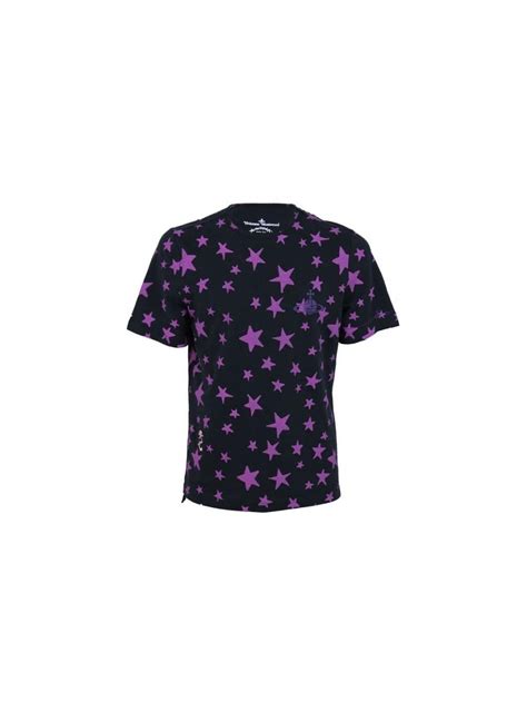vivienne westwood anglomania all over star t shirt in fuschia northern threads