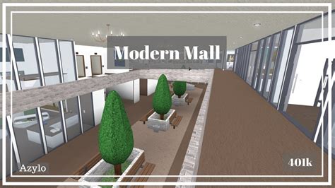 Roblox Bloxburg Modern Mall 401k Youtube
