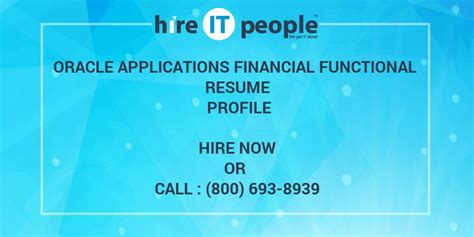 Customize this resume with ease using our seamless online resume builder. Oracle Applications Financial Functional Resume Profile ...
