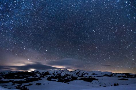 Free Images Mountain Snow Winter Star Atmosphere