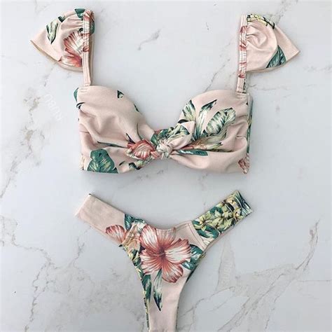 2018 Sexy Print Bikini Set Summer Swimwear Biquini Women Beach Swimsuit