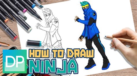 Drawpedia How To Draw Ninja From Fortnite Step By Step Drawing
