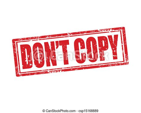 Dont Copy Stamp Grunge Rubber Stamp With Text Dont Copy Vector