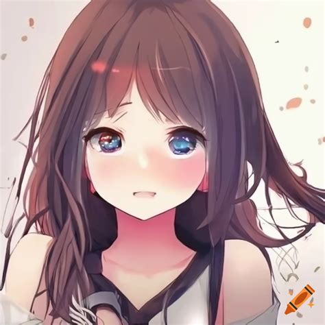 Cute Anime Girl Illustration On Craiyon