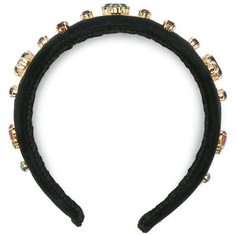 Dolce And Gabbana Crystal Embellished Headband 895 Liked On Polyvore