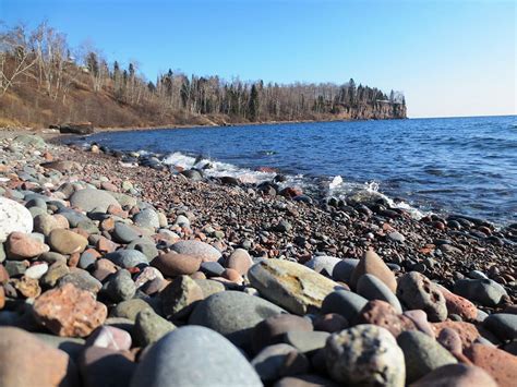 Hd Wallpaper Minnesota Lake Lake Superior Shore Landscape Nature