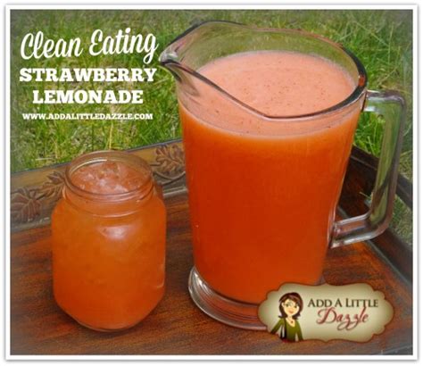 Clean Eating How To Make Strawberry Lemonade In 5 Easy Steps Add A