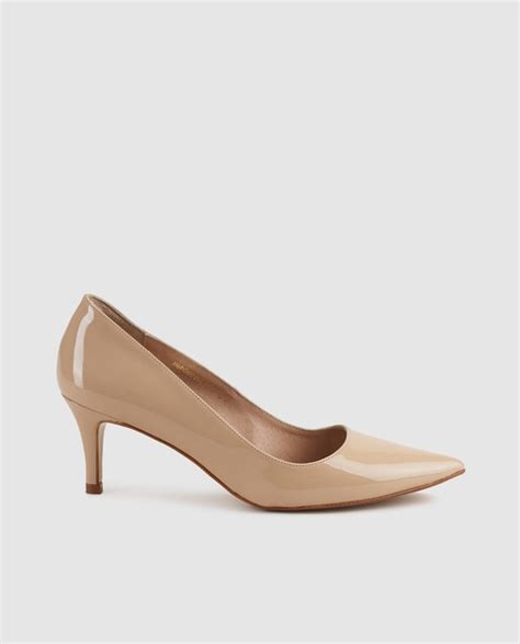 Zendra Basic Womens Natural Coloured Court Shoes · Zendra Basic