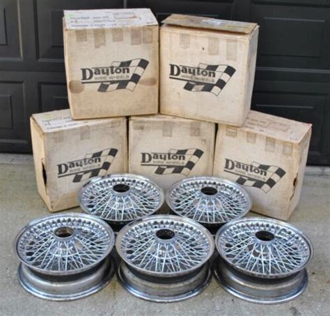 Jaguar Xke Type E Dayton Chrome Wire Wheels 15x5 375 Offset 72