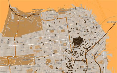 San Franciscos Public Defecation Map Highlights A Shitty Situation