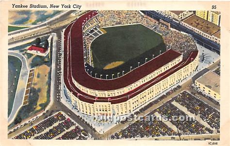 Yankee Stadium New York City Ny Usa Stadium Postcard