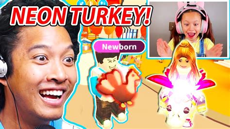 Adopt Me Thanksgiving Update Get A Neon Turkey In Roblox Kids Learn