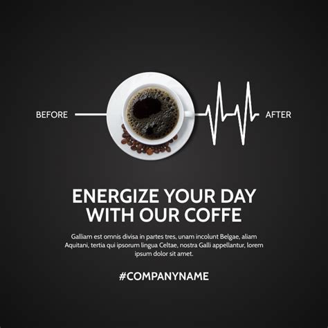Copy Of Coffee Advertisement Creative Template Postermywall