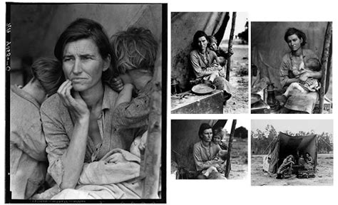 Dorothea Lange Ve Göçmen Anne Migrant Mother