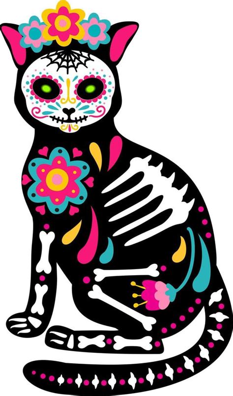 Día De Los Muertos Dia De Los Muertos Cráneo Animal Y Esqueleto