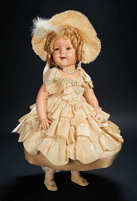 Lot American Composition Doll Of Shirley Temple In The Little Colonel