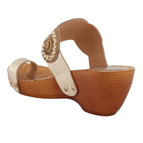 Shoetopia Women Embellished Gold Wedges Jiomart