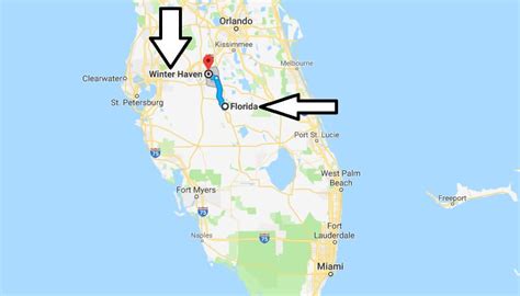 Where Is Winter Haven Florida Fl Located Map What County Is Winter