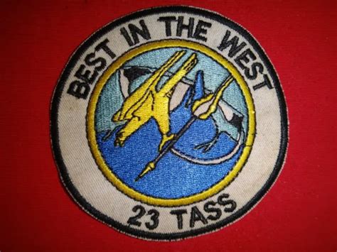 Vietnam War Patch Usaf 23rd Tass Tactical Air Support Squadron Best In The West 7 12 Picclick