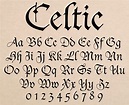 Celtic Font Irish Font Gaelic Font Celtic Letters Svg Celtic - Etsy ...