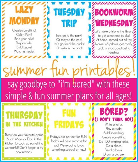 And best thing that you can do is developing yourself. I really love how these fun printables are organized by ...