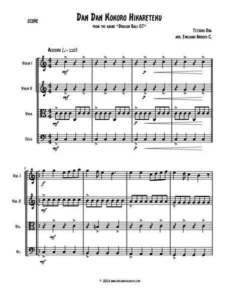 If you want to follow updates on dragon ball demon breaker, you can follow its profile twitter. Dragon Ball Gt Opening Song By Tetsuro Oda For String Quartet Music Sheet Download ...