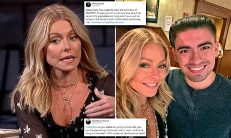 Kelly Ripa Backlash After Joking Her Son 22 Is Experiencing Extreme