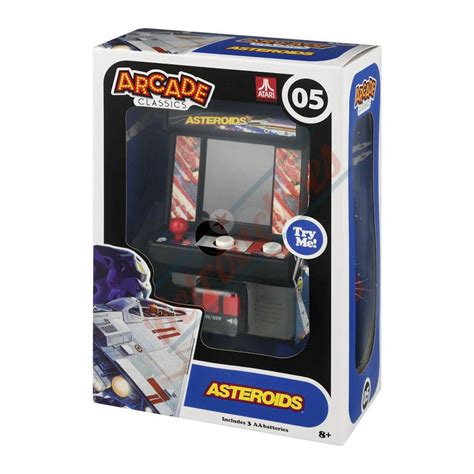 Arcade Classics Asteroids Handheld Electronic Game