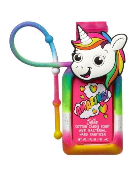 Safety essentials face mask ppe kits face shield disposable gloves sneeze guard car partition surgical caps hand sanitizer & disinfectant view all. justice hand sanitizer case | COTTON CANDY UNICORN ANTI ...
