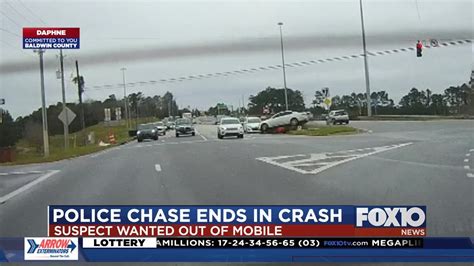 Video Shows Crash That Ended High Speed Chase In Daphne Youtube