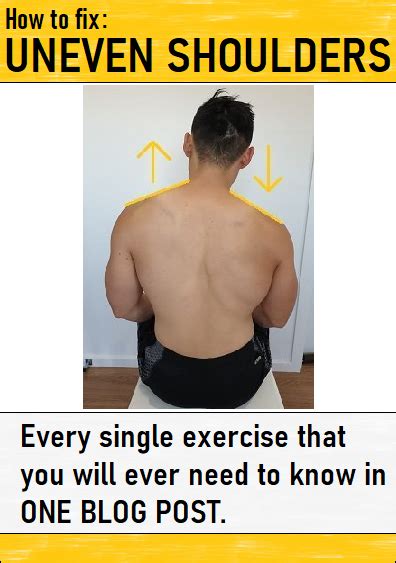 How To Fix Uneven Shoulders Shoulder Posture Exercise Latissimus Dorsi