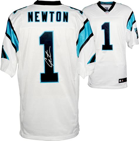 Cam Newton Carolina Panthers Autographed Nike Elite White Jersey