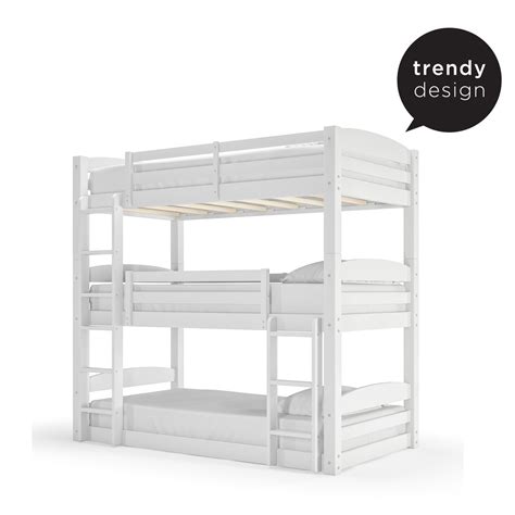 Better Homes And Gardens Tristan Kids Convertible Triple Bunk Bed