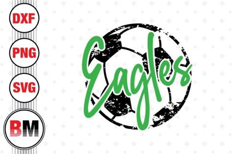 Eagles Distressed Soccer Graphic By Bmdesign · Creative Fabrica