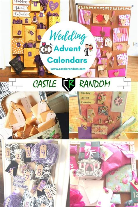 Our wedding advent calendar is a truly unique way for the blushing bride to have a wedding countdown to her big day in a personalised way with 30 days and 30 unique & different little messages & quotes for her to read each day. Wedding Advent Calendar Gifts - Castle Random