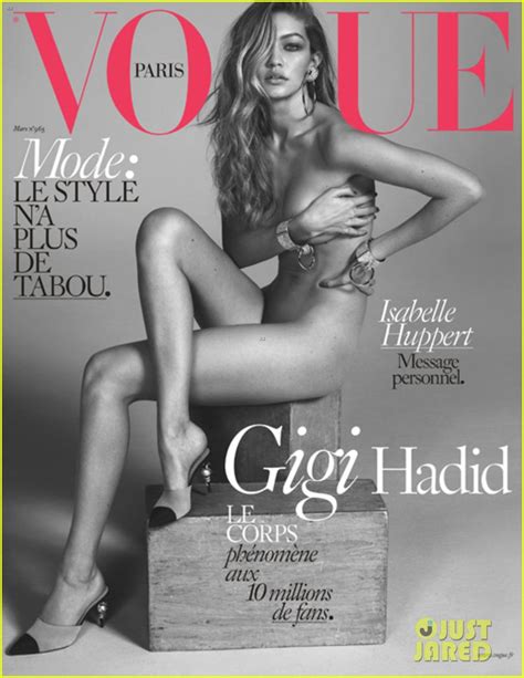 Gigi Hadid Strips Naked In Vogue Shoot My Xxx Hot Girl