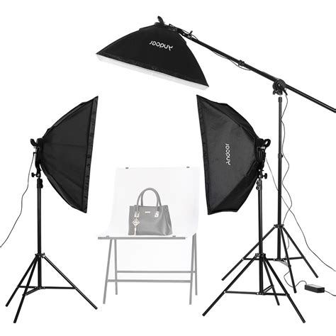 Andoer Studio Photography Softbox Led Light Kit Including 2028 Inches