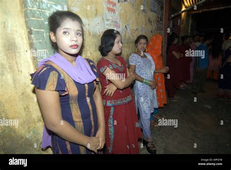 Sex Workers Wait For Customers Tangail Brothel District Bangladesh My