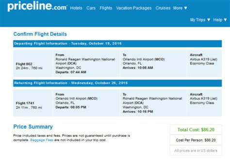 Последние твиты от priceline (@priceline). American - $86: Washington D.C. - Orlando (and vice versa ...