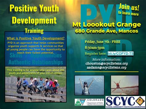 Scyc Positive Youth Development Trainingonward A Legacy Foundation