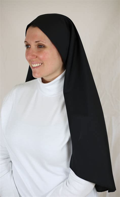 36 Inch Black Nun Veil Catholic Habit On Storenvy