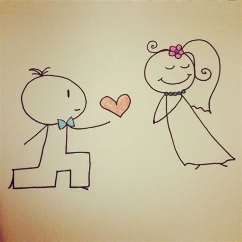Cute Love Drawing Dibujos Románticos Sencillos Dibujos Animados