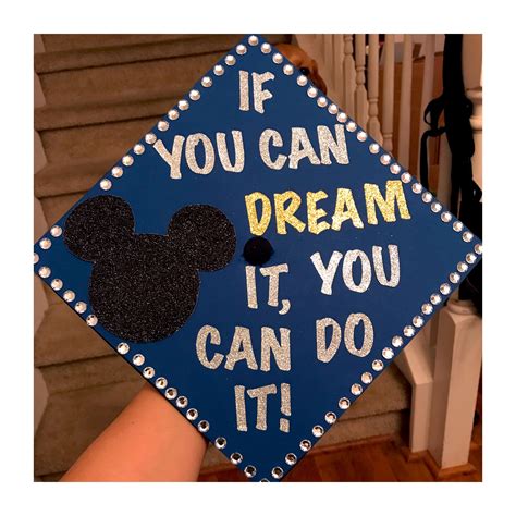My grad cap is complete! Disney quote and all! 🎓 #gradcap #graduation