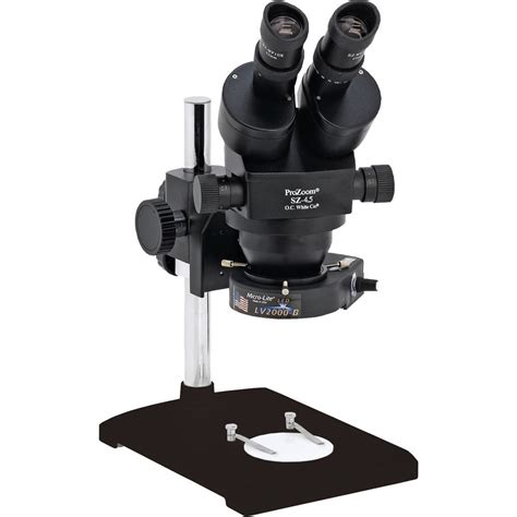 Oc White Prozoom 45 Stereo Zoom Microscope On Laboratory Base 35x