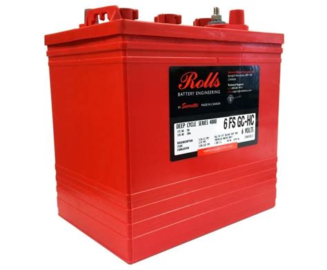 Rolls 6 Fs Gc Hc Deep Cycle Batteri 6v 235ah Batteri And Radiatorservice As