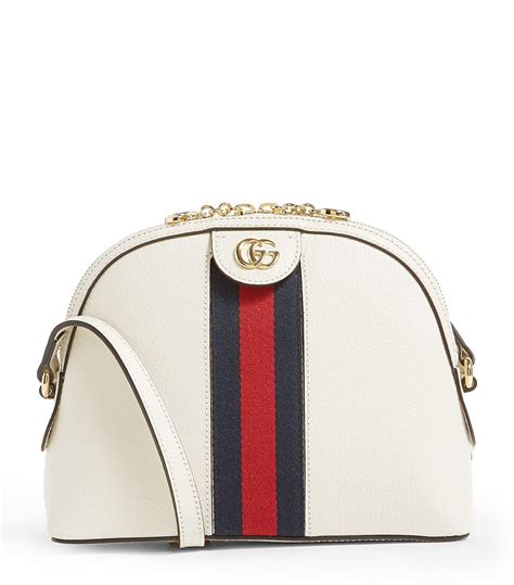 Gucci Ophidia Small Shoulder Bag In White Save 25 Lyst