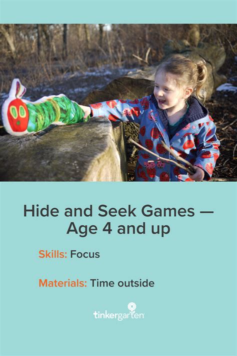 Hide And Seek Games—age 4 And Up Outdoor Games For Kids Activities