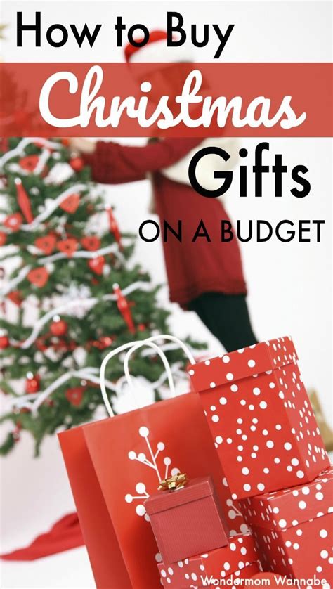 Budget christmas gifts for her. How to Buy Christmas Gifts on a Budget | Christmas on a ...