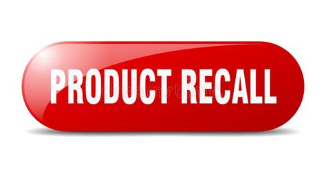 Product Recall Button Product Recall Sign Key Push Button Stock